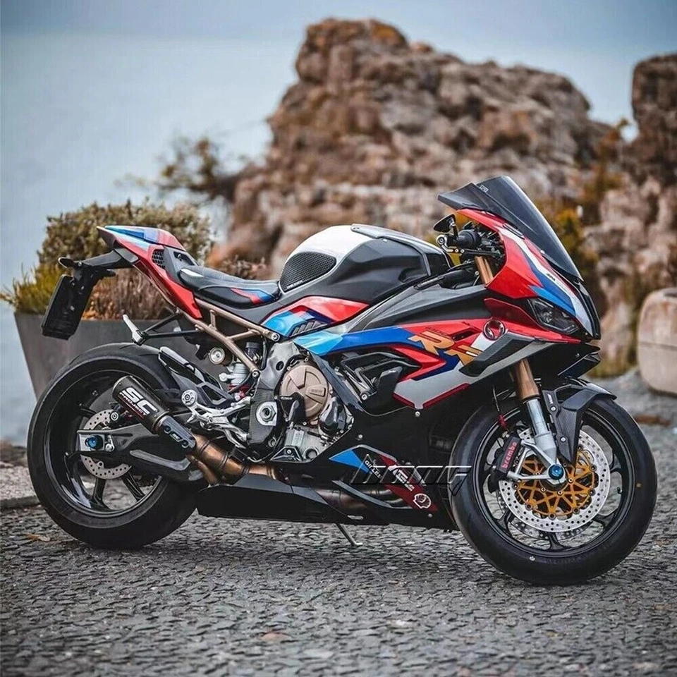 Tampa de escape para BMW S1000R S1000RR nua 2019-2023 panela de barriga de gato - Imagem 3 de 4