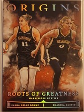ELENA DELLE DONNE 2023 PANINI ORIGINS WNBA #8 GREATNESS + 2022 Revolution