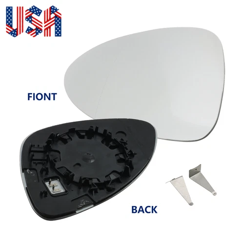 Passenger Side View Mirror Heated Glass Unit Fit for 2011-2017 Porsche Cayenne
