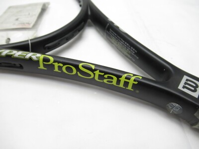 NOS* WILSON HYPER PRO STAFF 7.6 ROLLERS MIDPLUS TENNIS RACQUET (4