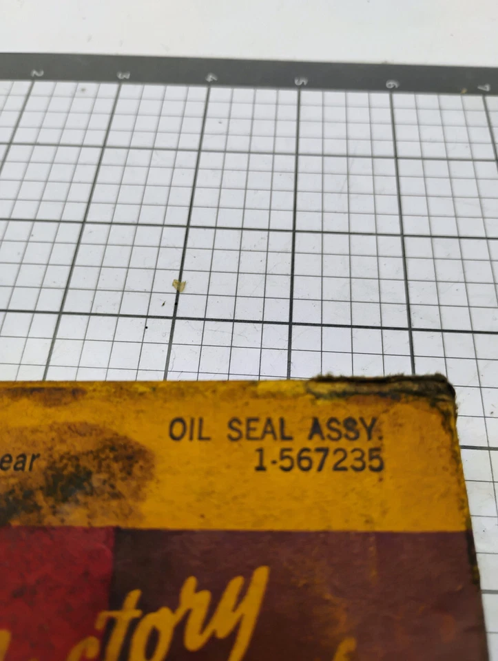 Chrysler Imperial 1937-39 Mopar 567235 Rear Pinion Axle Oil Seal NOS Made in USA - Image 4 of 4