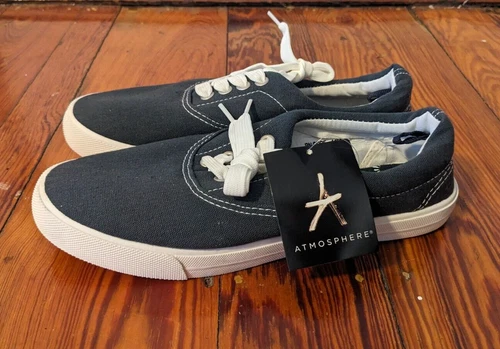 Primark Atmosphere black casual sneakers women's size 7 UK 5, EUR 38 lace up