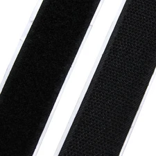 Bluedot Trading 1" x 2 YD BLACK Self Adhesive Fastening Tape Roll Hook + Loop