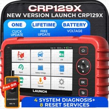 2025 Launch Crp129x Obd2 Car Scanner Engine Abs Srs Sas Tpms Epb Diagnostic Tool