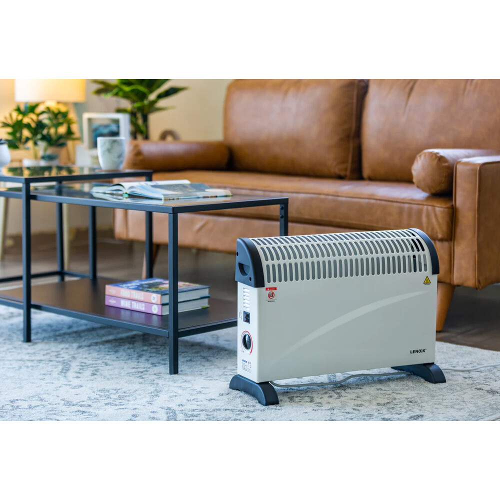 Lenoxx 2000W Convector Heater Small 53x20x39cm Portable/Lightweight White  9324008026802 | eBay