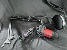 Blue Microphones Yeti Usb Microphone With Boom Arm Stand Filter And Shock Mount