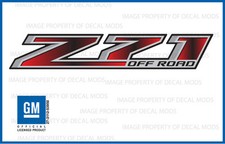 2x Z71 Off Road Sierra Silverado 14 - 18 Decals Stickers Fade Red Black Grblkrd 2x Z71 Off Road Sierra Silverado 14 - 18 Decals Stickers Fade Red Black Grblkrd