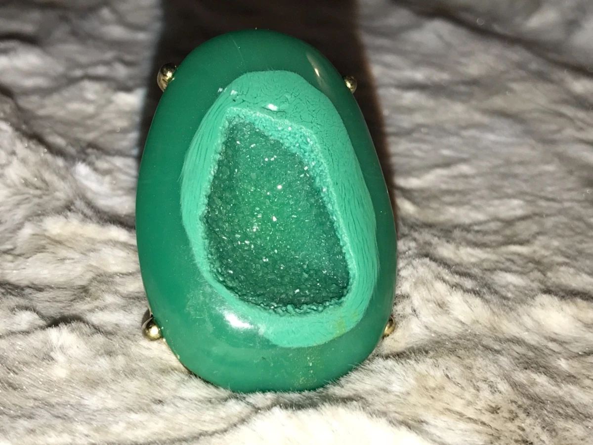 Green outlet costume ring