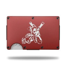 Custom Laser Engraved Wallet - DEADPOOL - GREAT GIFT WALLET