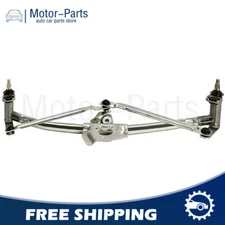 Front Windshield Wiper Linkage Assembly w/ Motor for Volkswagen Jetta 2002-2005