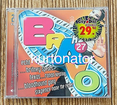 Bravo Hits 27 40 Tracks 2-CD 1999 EU Import Britney Echt In-Mood Scooter Moloko