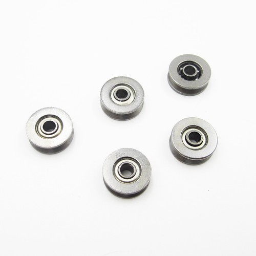 10 X V623ZZ 623VV Groove Guide Pulley Rail Ball Bearings Metal