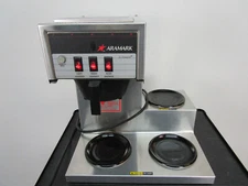 Bloomfield/ Aramark Model 8571  3 Burner Commercial Coffee Maker Pot 