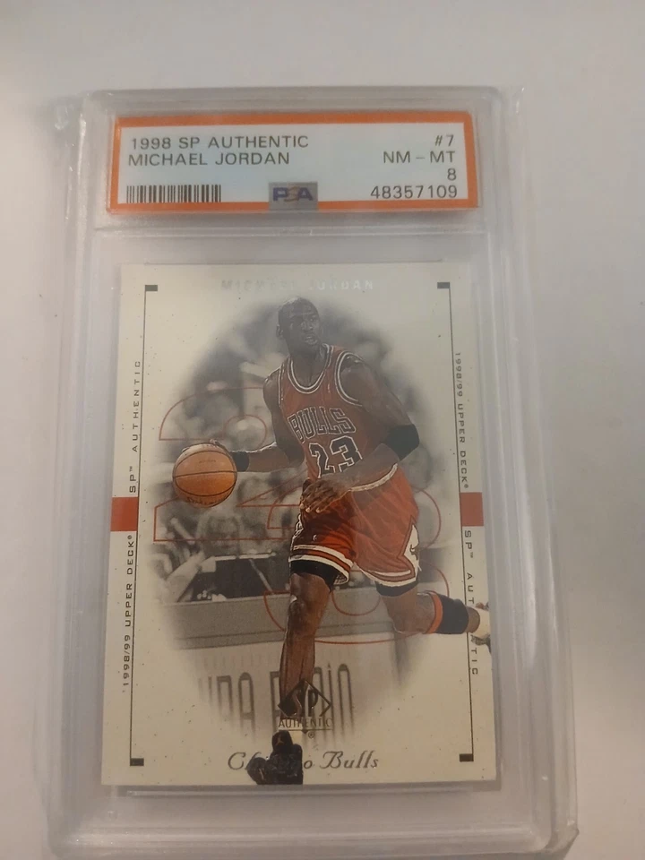 1998-99 Upper Deck SP AUTHENTIC  #7 Michael Jordan - NM-MINT - 7871 - Image 4 of 4