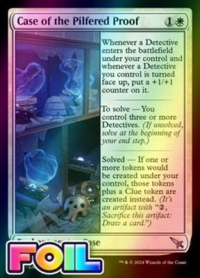 x1 Case of the Pilfered Proof MKM MTG 9 FOIL UNCOMMON M/NM 1x