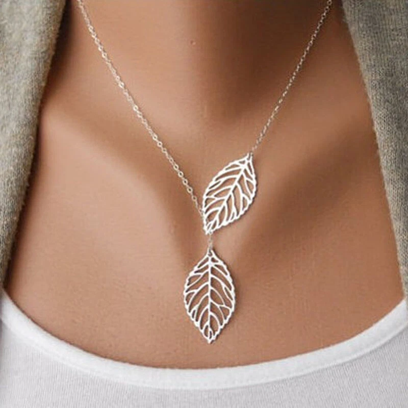 Simple metal best sale necklace