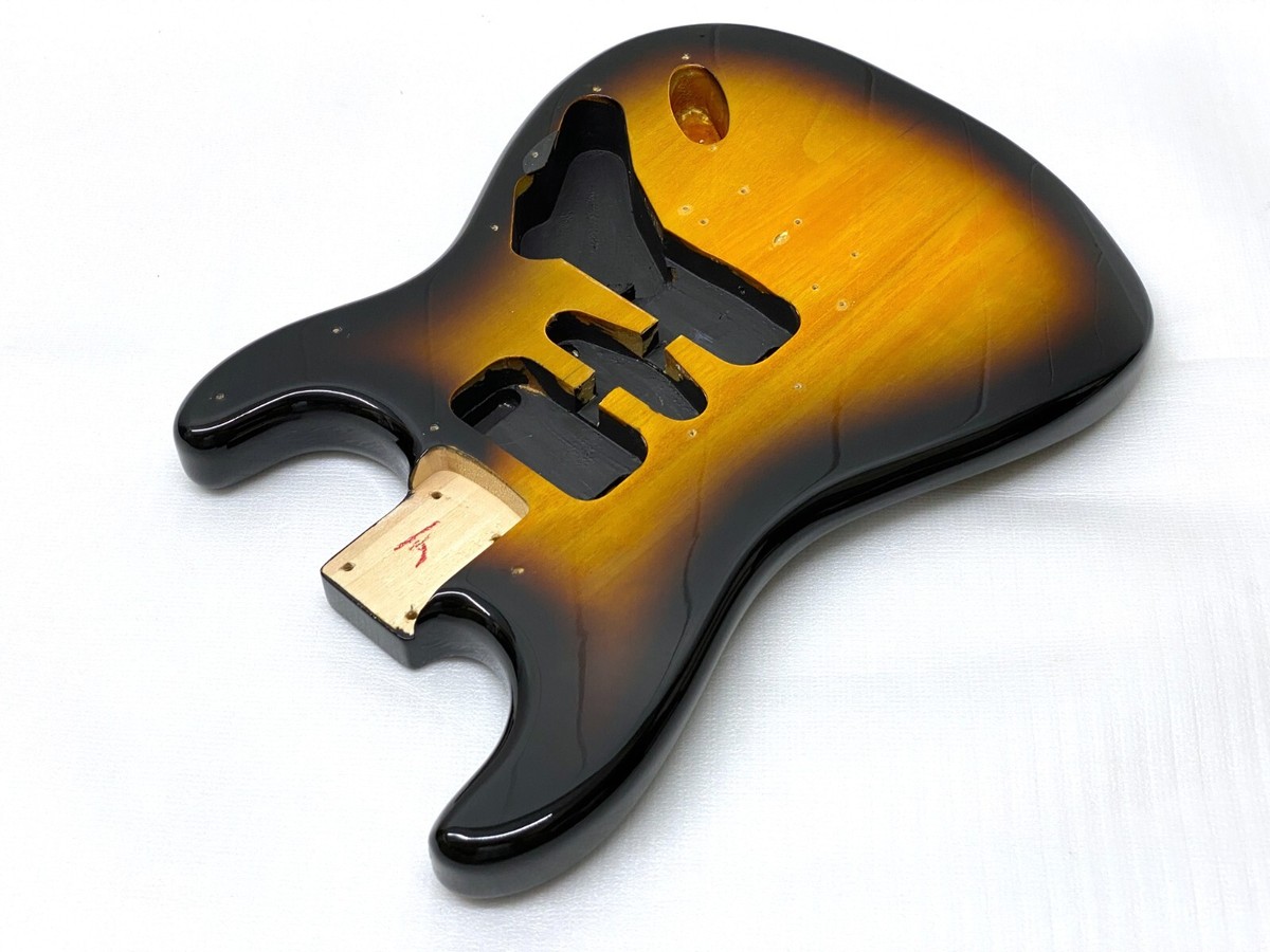 Genuine! Fender Squier Strat Hardtail BODY Brown Sunburst