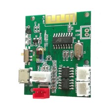 Stereo 5.0 Bluetooth 5W 5W Bluetooth Decoder Module w/Power Amplifier DC3.7V-5V