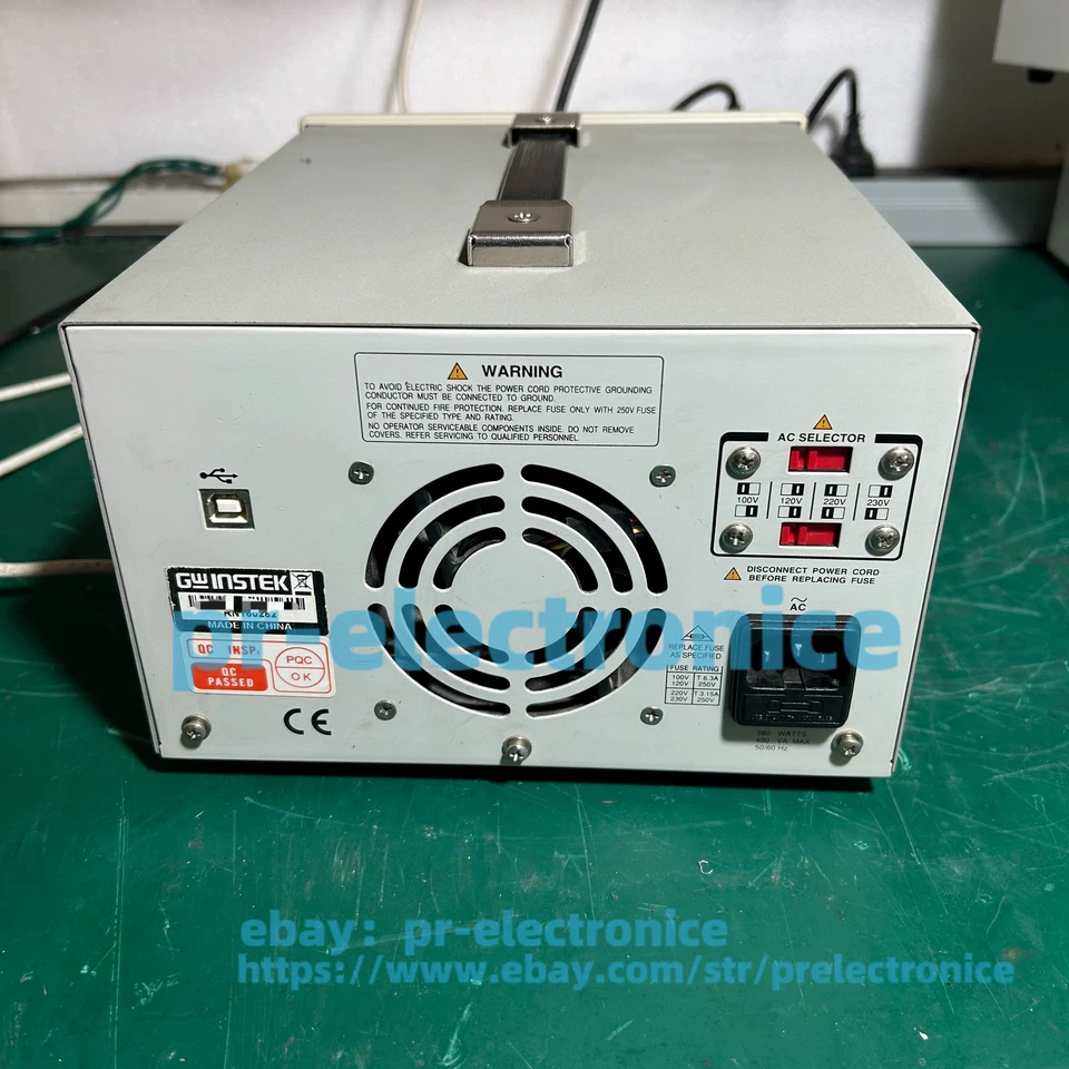 USED 1PCS GW Instek GPD-3303S 3-Channel Programmable Linear DC Power Supply 195W - Image 4 of 4