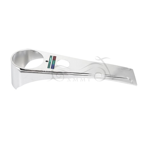 Chrome 19.6" Long Rider Style Dash Panel For Harley Electra Glide FLHTC FLHT - Bild 4 von 14