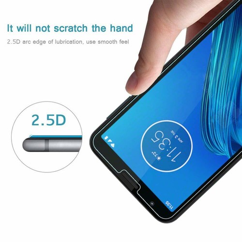 For Motorola Moto E6 Premium Tempered Glass Screen Protector Shockproof Guard - Picture 4 of 8