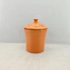 jar condiment/jam W/LID tangerine orange FIESTA WARE new