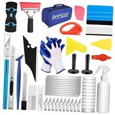 Window Tint Kit for Cars, 45 Pcs Vehicle Glass Protective Film Wrapping Set,