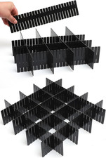 18Pcs Drawer Dividers, Adjustable Drawer Organizer for Socks, Underwear, Makeup,