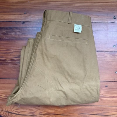 Vintage NOS 1960s RedHead Bone Dry Hunting Pants Canvas 32x31 Talon Zip Thick