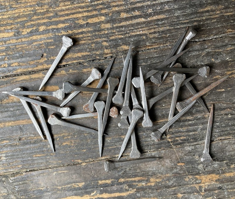 Vintage Horseshoe Nails Capewell #5 Lot Of 30 2” Craft & Jewelry Supplies