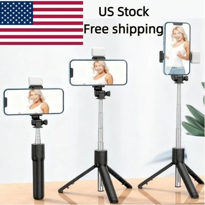 Selfie Stick Tripod with Remote Desktop Stand Cell Phone Holder iPhone Samsung