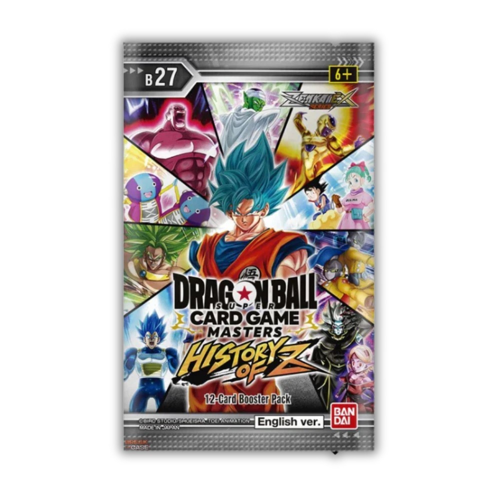 NEW Dragon Ball Super TCG B27 History of Z Booster Pack – Factory