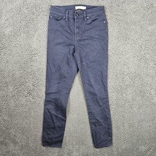 Tory Burch Super Skinny Ankle Hi Rise Pants Women 24 Blue Dark Wash Jeans