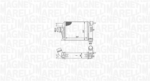 Magneti Marelli LadeluftküHler 351319205160 FüR Renault Clio 4 Captur 1 Tce Bhnp-image
