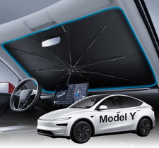 Windshield Sun Shade Umbrella for Tesla Model Y Juniper 2020 2026