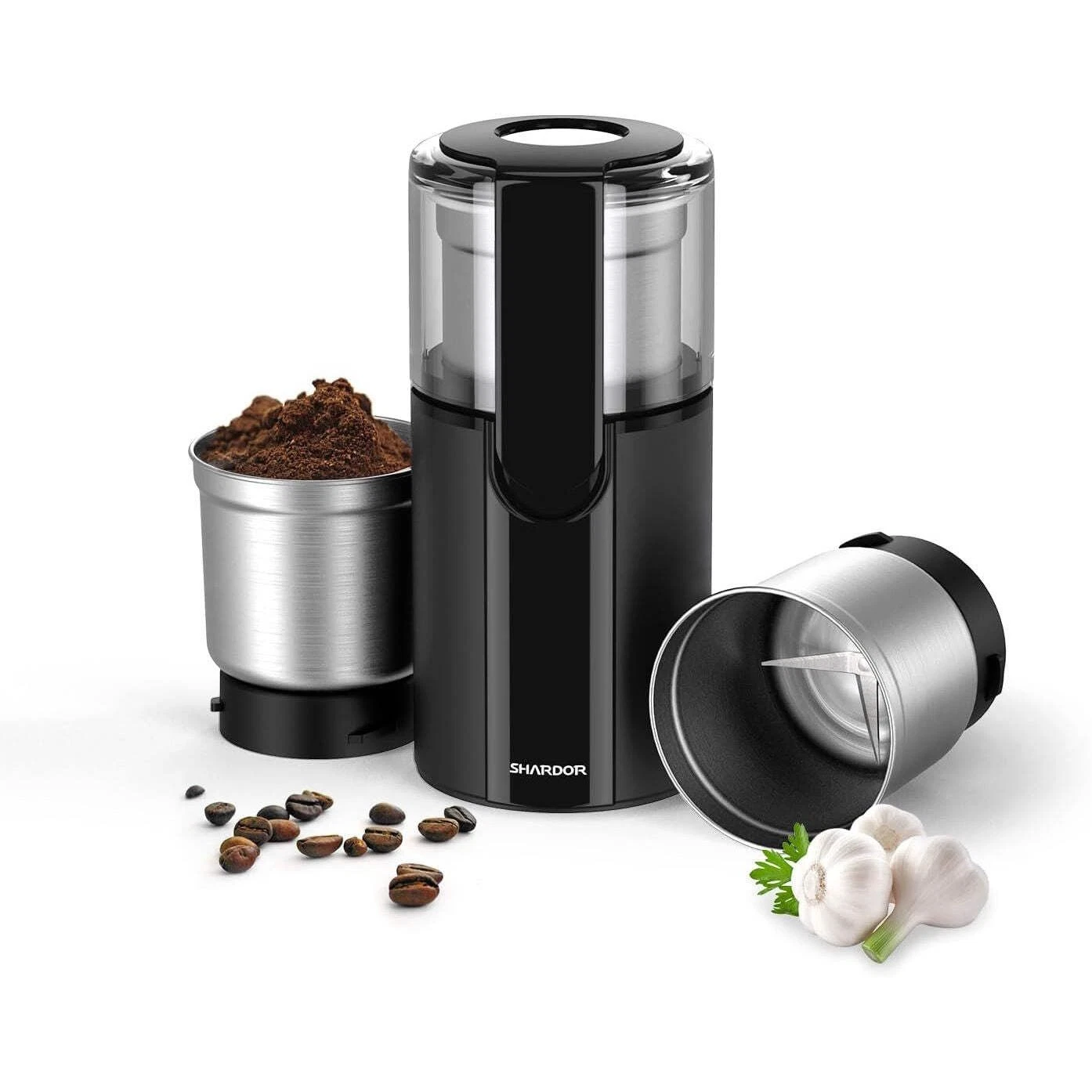 SHARDOR Electric Coffee and Spice Grinder 2 Bowls for Wet and Dry Grinding 70g
Opens in a new window