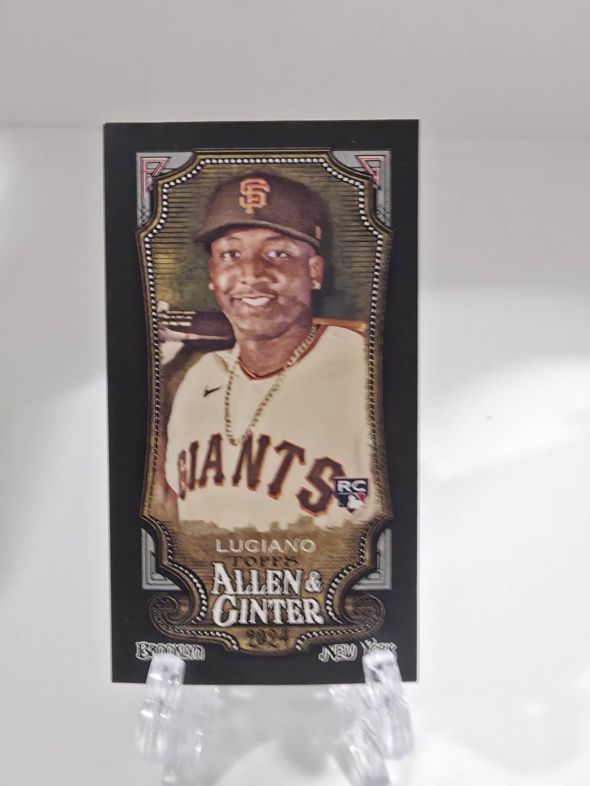 2024 Topps Allen & Ginter - Marco Luciano #79 Mini Black Border (RC)