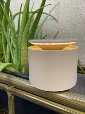 Zafferano PushUp Rechargeable LED Cordless Table Lamp Sand Color New NIB