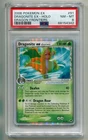 2006 POKEMON EX DRAGON FRONTIERS DRAGONITE EX #91/101 ULTRA RARE HOLO PSA 8 P1