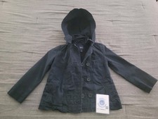 Boys Blue Gap Jacket With Removable Hood Size 6/7.
