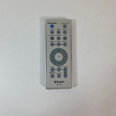 Teac RC-1103 Original Fernbedienung für Stereoanlage getestet und funktionsfähig