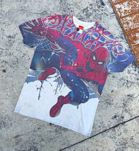 Y2K VTG Marvel Comics Spider-Man Graphic Tee W/ Red/Blue