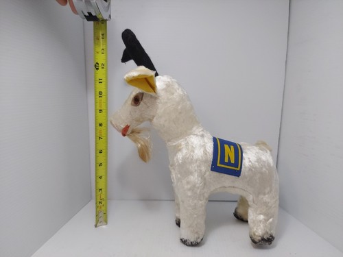 Vintage US Navy Goat Plush Stuffed Animal Midshipman Mascots JIIfelder New York - Picture 9 of 12