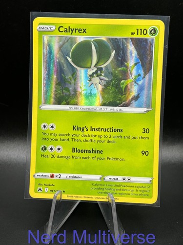 CALYREX 017/159 HOLO R CROWN ZENITH POKEMON NM/M