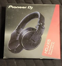 Pioneer DJ HDJ-X5 Professional DJ Headphones - Black (Prime sound quality) NEW