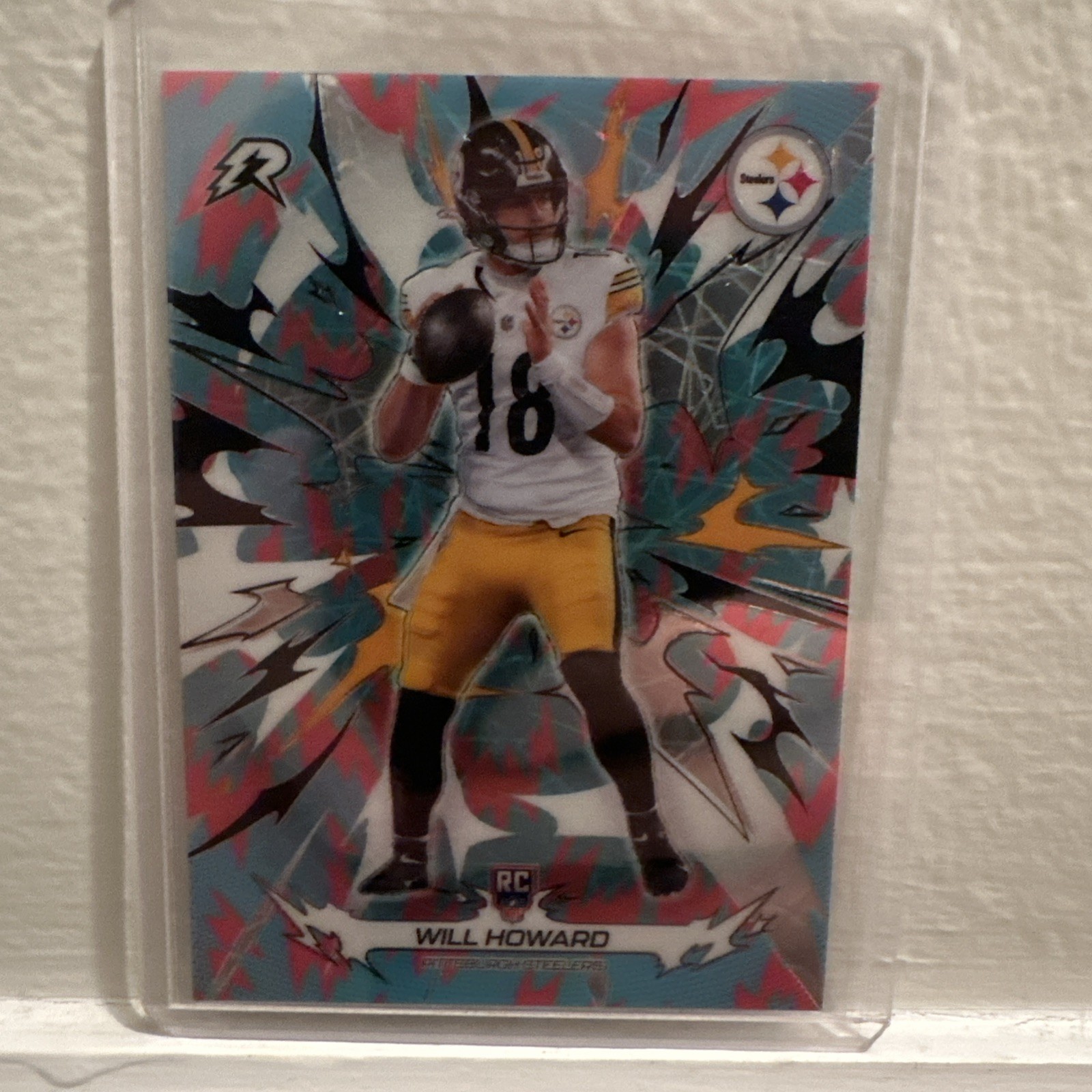 Will Howard 2025 Topps Resurgence #182 Blue/Pink Sky Shock