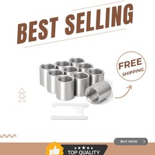Durable 10PCS Couplings 1/2" NPT Stainless Steel - Easy Screw-In Installation