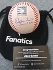 Ozzie Smith Signed Official League Baseball w/ Inscription HOF 02 Auto Fanatics