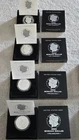 6 - 2023 & 2024 PROOF SILVER MORGAN DOLLARS w BOX & COA MINT 23XE, 23XF,  24XF