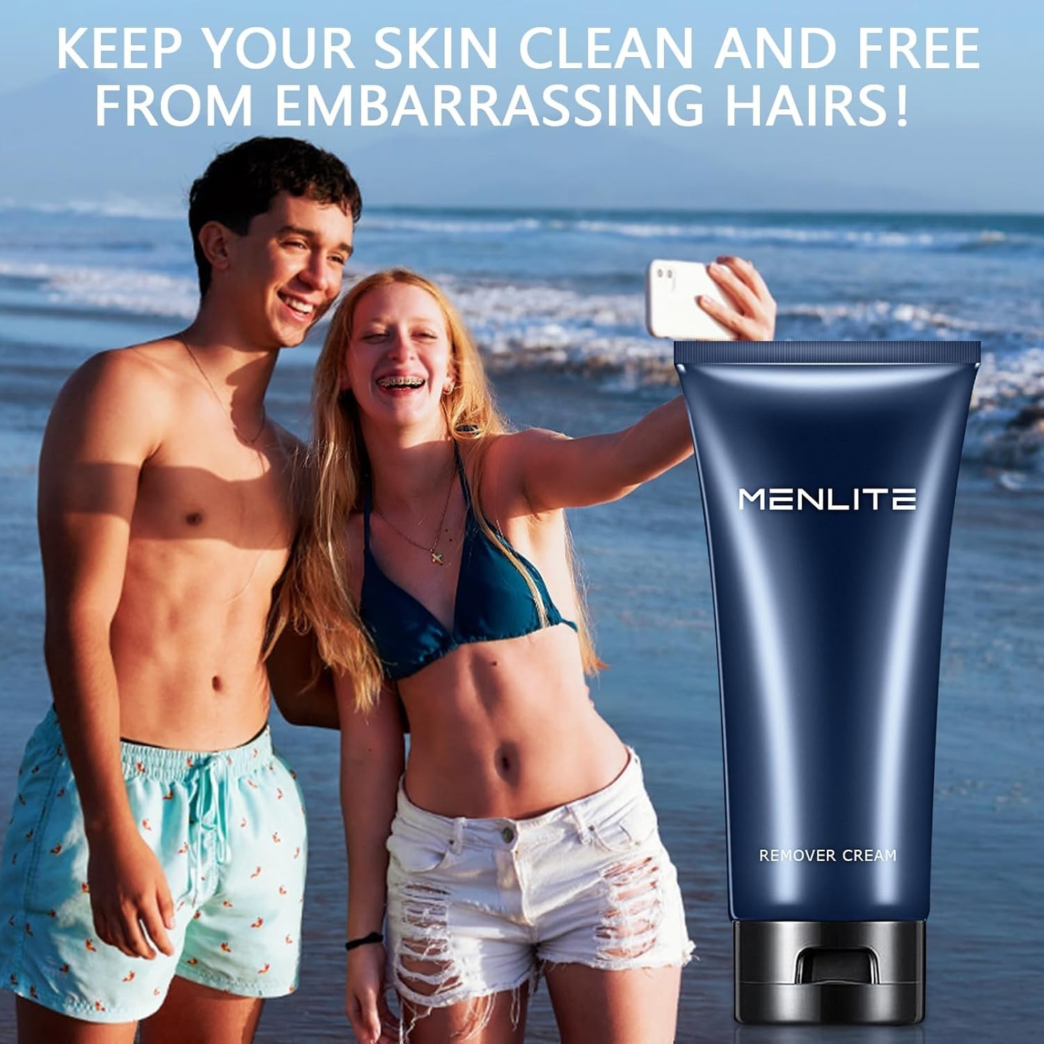 Painless Hair Remover Body Cream - 3.38fl oz - Gentle & Moisturizing Formula